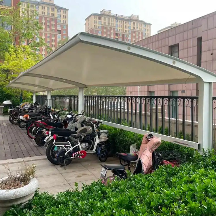 宿迁膜结构电动车棚